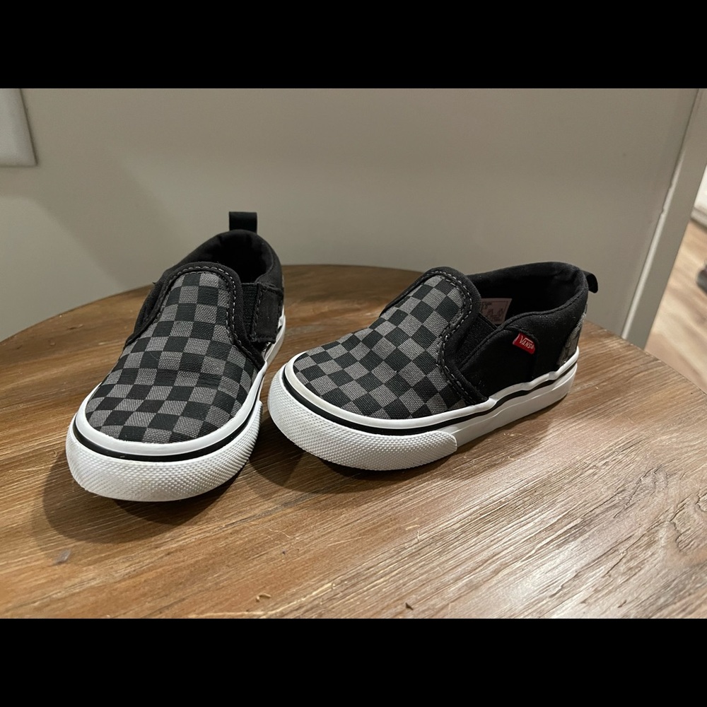 Toddler Boys Checkered Vans